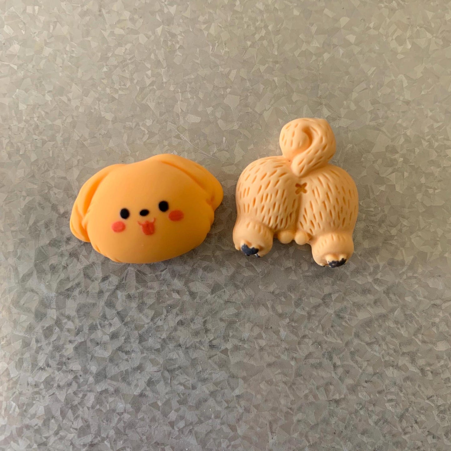 Cat Dog Head Butt Fridge Magnets | 2 Pieces | Colorful Refrigerator Magnets | Cute Small Animal Pet Magnetic Home Kitchen Funny Decor