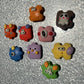 Monster Puzzle Pieces Fridge Magnets | 9 Pieces | Colorful Refrigerator Magnet Set | Cute Small Unique Gifts | Magnetic Home Kitchen Decor