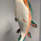 Vintage Handmade Wood Fish Sculpture | Ocean and Sea Animal Theme Home Decor | Colorful Fishing Art | Gifts for Fishermen