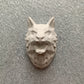 Wolf Ceramic Animal Bust Fridge Magnet | 1 Piece | Unique One of A Kind Handmade Cute Animal Home Magnetic Kitchen Refrigerator Decor Modern Art