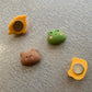 Animal Face Fridge Magnets | 7 Pieces | Colorful Pastel Refrigerator Magnet Set  Small Magnetic Home Decoration Accessories