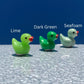 Mini Duck Fridge Magnets | 5 Pieces | Colorful Pastel Refrigerator Magnet Set | Cute Small Bird Magnetic Home Decoration