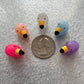 Flamingo Fridge Magnets | 5 Pieces | Colorful Pastel Refrigerator Magnet Set | Cute Small Bird Magnetic Home Decoration Accessories