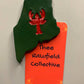 Maine & Lobster Handcrafted Clay Fridge Magnet | One of a Kind | Home Decor | Refrigerator Art | State Souvenir | Cultural Tourist Gifts
